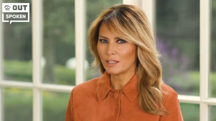 梅拉尼亚·特朗普(Melania Trump)电影不诚实的视频声称丈夫是赞成同性恋者 梅尔
