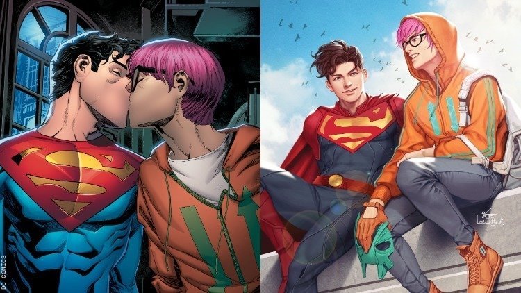 DC 漫画艺术家正受到双性恋书呆子的威胁 乔恩·肯特和杰·中村