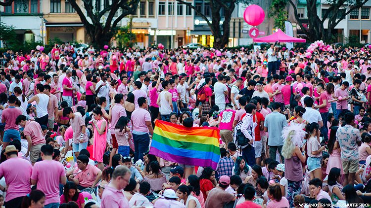 新加坡的 LGBTQ+ 活动